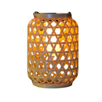 Portable Solar Lanterns Plastic Rattan Solar Hanging Lanterns Outdoor Light LED Solar Garden Lanterns