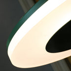 Colored Floor Lamp Modern Macaron Round Head Dimmable Standing Lamp
