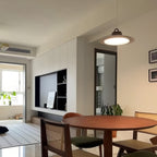 Single Pendant Lights for Kitchen Saucer Shaped Minimalist Light