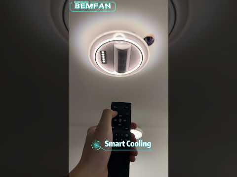 [BF220] BEMFAN 20'' Metal Bladeless Ceiling Fan with LED Light ,Voltage:100V-120V & 220V-240V