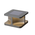 Modern Square Pillar Lights Waterproof Stainless Steel Courtyard