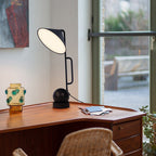 Black Metal Desk Lamp Creative LED Industrial Style Black Study Lamp