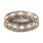 Ceiling Round LED Lights Luxury French Crystal Ceiling Light