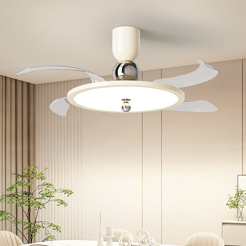 (BF303) BEMFAN 2026 New Retractable Ceiling Fan with Light, 42-inch Modern Ceiling Fan with Remote Control and Dimmable LED Light, three color dimming, 6-Speed Fan Light, Suitable for Bedroom, Dining Room, Living Room, Applicable Voltage Range: 100-240V