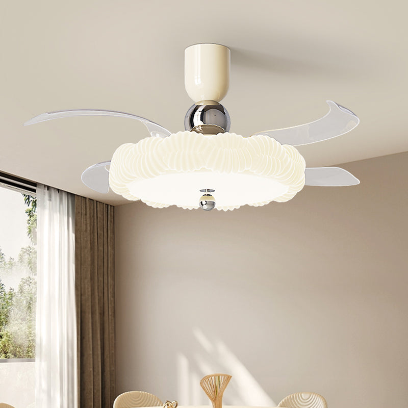 (BF305) BEMFAN 2026 New Retractable Ceiling Fan with Light, 42-inch Modern  Ceiling Fan with Remote Control and Dimmable LED Light,three color dimming, 6-Speed Fan Light, Suitable for Bedroom, Dining Room, Living Room, Applicable Voltage Range: 100-240V