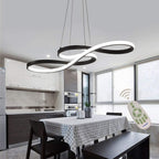Geometric Design Semi Flush Chandeliers Metal Silica Gel Ceiling Lights