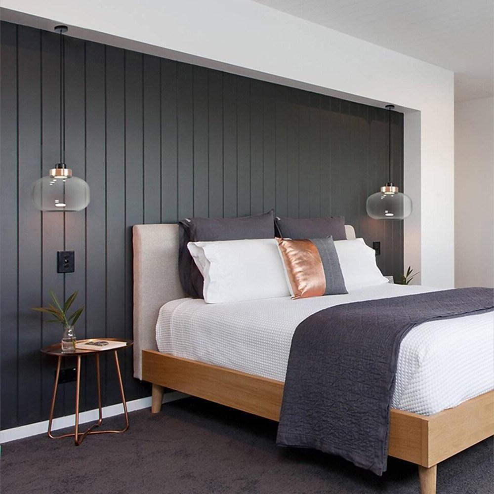 Round Globe LED Nordic Glass Pendant Light Hanging Lamp