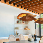Rattan Pendant Light Fixtures Wabi-Sabi Creative Ceiling Light