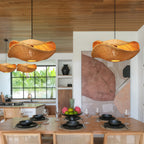 Rattan Pendant Light Fixtures Wabi-Sabi Creative Ceiling Light
