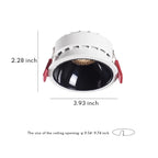 Anti-Glare Ultra-Thin COB Spotlight Ceiling Lights Honeycomb Recessed Lighting