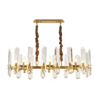 Chandelier Brass Modern Luxury Modern Glass Ceiling Light