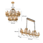 French Chandelier Luxury Crystal Ceiling Light