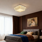 Flush Mounted LED Lights Luxury Eye-Protecting Crystal Lamp