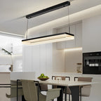 [Open-Box] Rectangular Frame 3 Step Dimming Dimmable with Remote Modern Chandelier