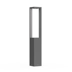 Cutout LED Landscape Bollard Lights Minimalist Garden Pole