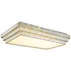 LED Flush Mount Lighting Luxury Eye-Protecting Crystal Lamp
