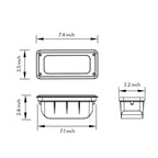 LED Lights For Outside Steps Classic Recessed