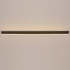 Long LED Linear Lights Black Aluminum Flush Mount light