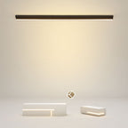 Long LED Linear Lights Black Aluminum Flush Mount light