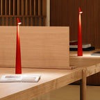 Cone Shaped Table Lamp Modern LED Dimmable Metal Light