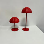 Iron Table Lamps Minimalist Mushroom Cordless Rechargeable Metal Lamp