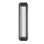 [Open-Box]Rectangular Strip Waterproof LED Black Modern Outdoor Wall Lights