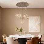 Chandelier with Crystals Rubik's Cube Luxury Ceiling Light