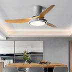 [Open-Box]Remote Control Variable Frequency Dimming Integrated Ceiling Fan Light Supports Forward and Reverse