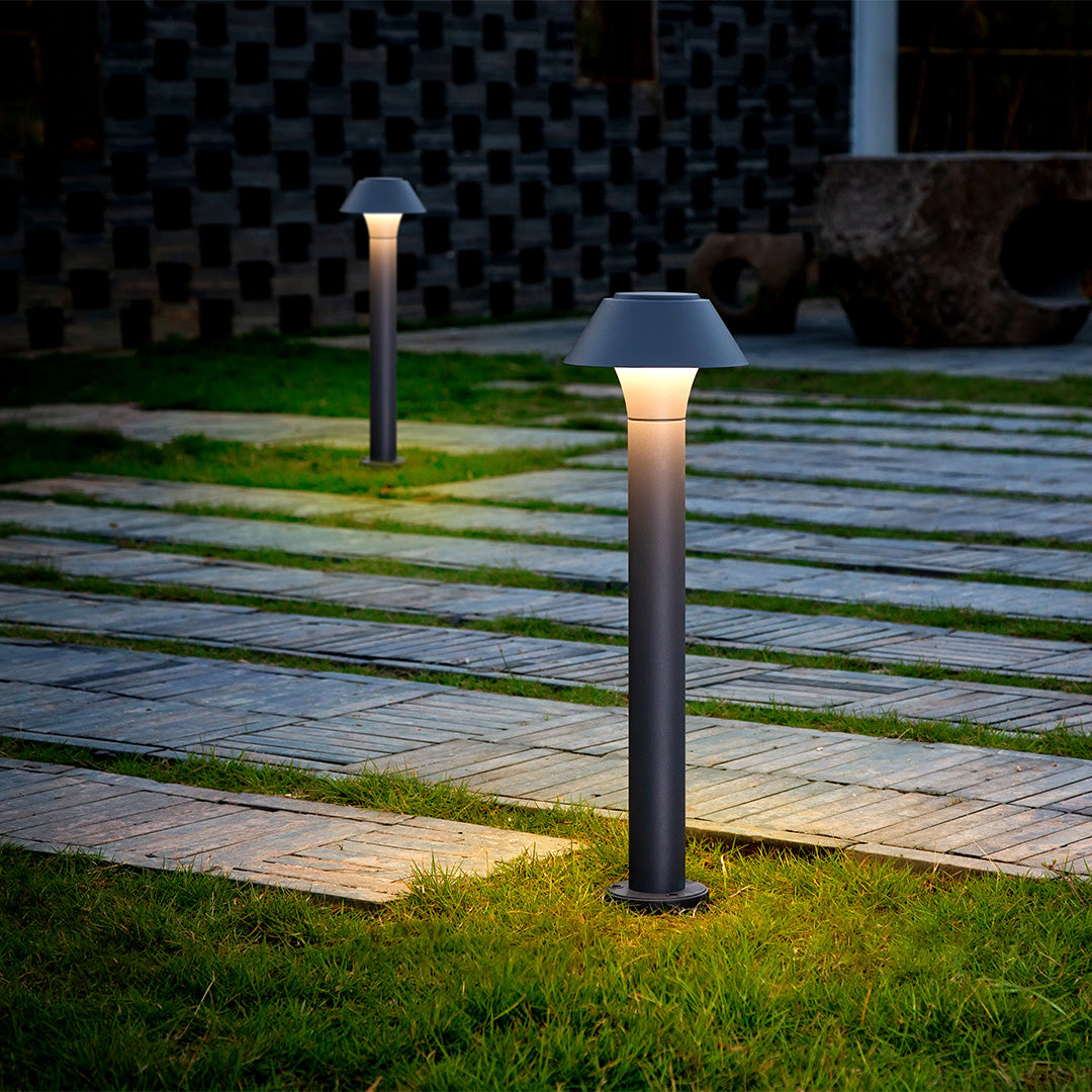 Residential Bollard Lights Minimalist Landscape Pathway Lighting