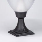 LED Metal Garden Lights Black Modern Minimalist Outdoor Bollard Light