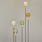 Path Landscape Lighting Outdoor Round Reed Decorative Light