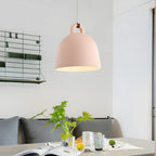 Resin Semicircle Bell Minimalist Decorative Art Nordic Chandeliers