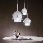 Glass Ball Pendant Light Nordic LED Glass Art Island Light