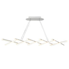 Retractable Strips Creative Dimmable with Remote Control LED Pendant Lights