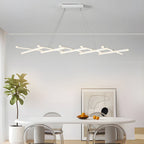 Retractable Strips Creative Dimmable with Remote Control LED Pendant Lights