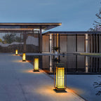 [Open-Box]Asian Inspired Solar Path Lights Elegant Retro LED Decor for Outdoor Spaces