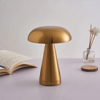 Retro Metal Table Lamp Mushroom Dimmable Creative Design Iron Light