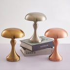 Retro Metal Table Lamp Mushroom Dimmable Creative Design Iron Light