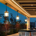 Outdoor Hanging Lights for Patio European Aluminum Light