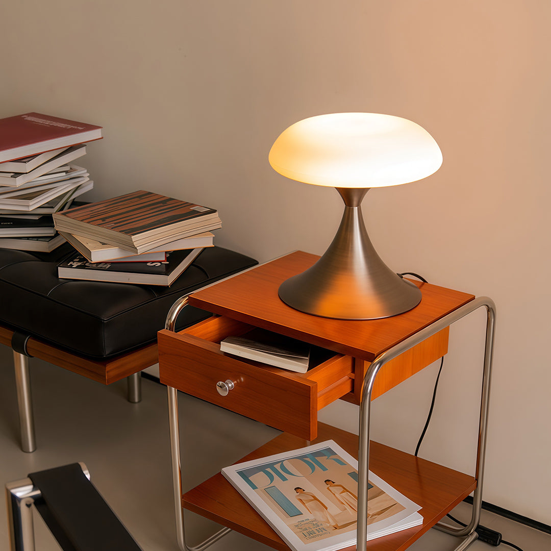 Retro Style Table Lamps Elegant Mushroom Atmosphere Lamp