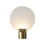 Bedroom Lighting Suite: Glass Sconces, Table Lamp & Under-Bed Light