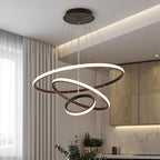 Ring LED Chandelier Modern Unique Metal Ceiling Light