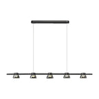 Ring LED Pendant with Smoke Gray Glass Shades