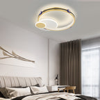Ring Round Three Step Dimming Creative Modern LED Ceiling Light Fixture