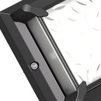 Waterproof Die-cast Aluminum Black Outdoor Wall Light Modern simple Style