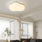Cloud Shaped Ceiling Light Modern White Iron Light
