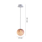 Glass Globe Pendant Lights Modern Minimalist Single Head Light