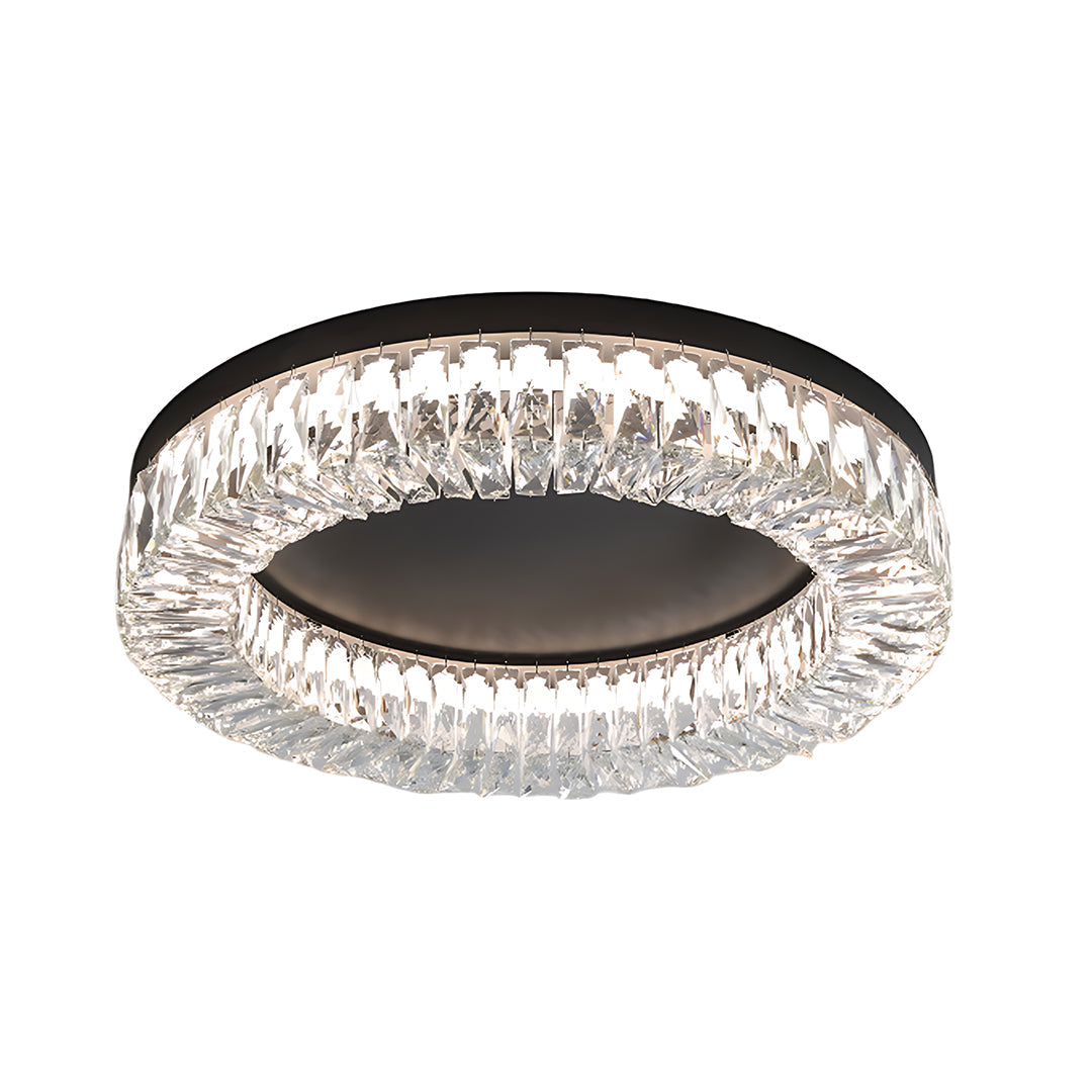 Black Ceiling Flush Mount Light Italian LED Round Eye-Protecting Lamp