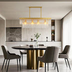 Modern Forms Chandelier Minimalist Full-Copper Luxury Ceiling Light