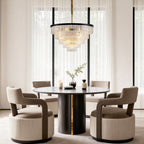 Modern Forms Chandelier Minimalist Full-Copper Luxury Ceiling Light